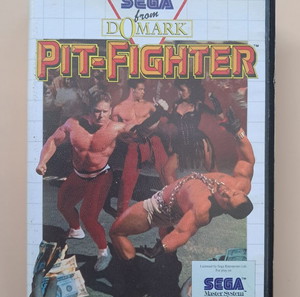 Pit Fighter (Sega Master System, PAL, Manual, Original, 1991)