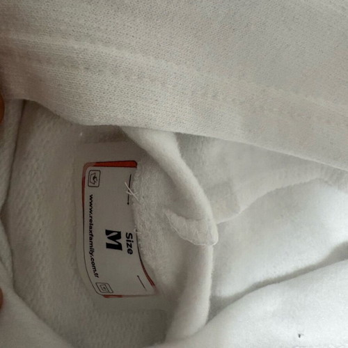 Boston hoodie sweatshirt like new, white size M