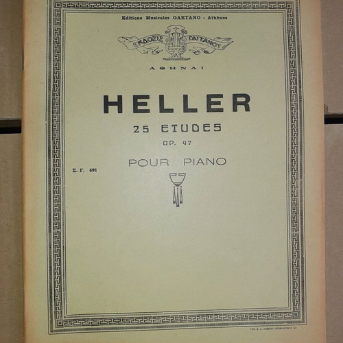 Heller 25 Etudes Op 47 for Piano new