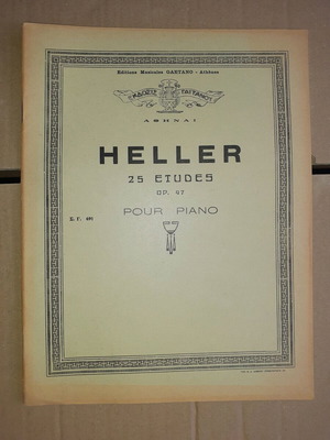 Heller 25 Etudes Op 47 for Piano new