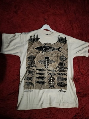 T shirt Churinga Nawalah Dreaming large beige new