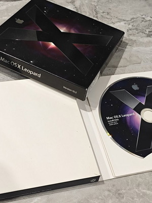 Apple Mac OS X Leopard 10.5.1 Retail Box with Original DVD