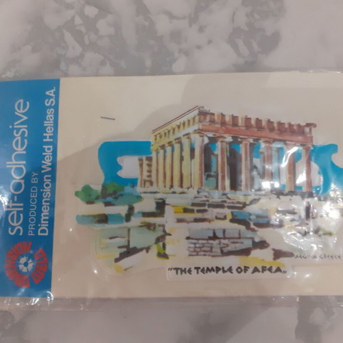 Dimension Weld 3D Stickers New, 1970s Greek Themes, Set of 4