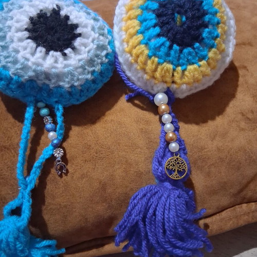 Handmade Crochet Evil Eye