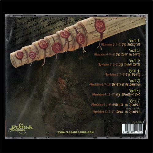 XES (Sakis Tolis) The Seven Seals of Apocalypse CD new, metal