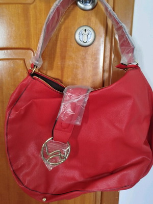 Oriflame women's shoulder bag large capacity unused red