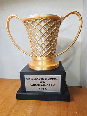 Panathinaikos BC τρόπαιο πρωταθλητή Euroleague 2000, 30 εκ.