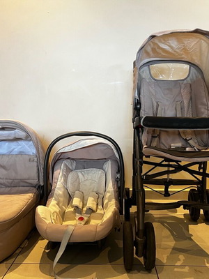 Inglesina Zippy System 3-σε-1 μεταχειρισμένο πακέτο μετακίνησης μωρού