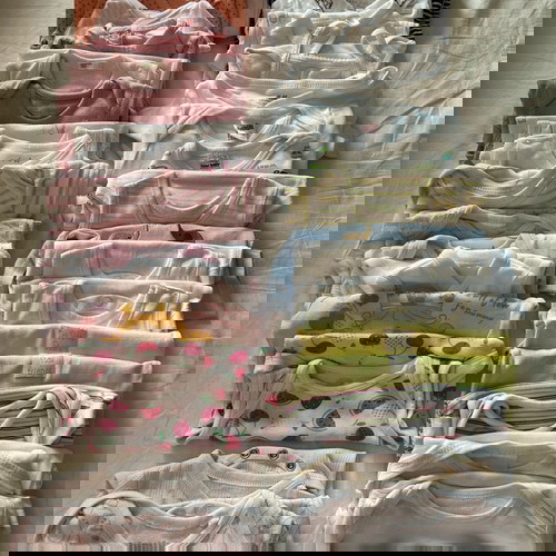 Φορμάκια κοντομάνικα 0-3 μηνών σαν καινούργια, πακέτο 36