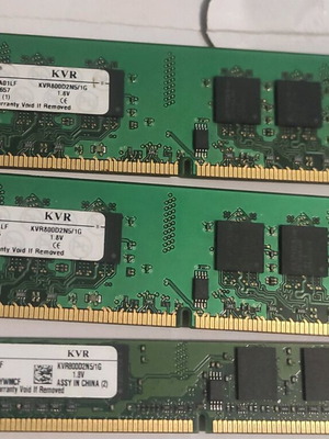 DDR2 PC2 6400 RAM 3 x 1GB used