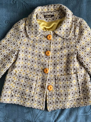 Vintage μπουφάν Komodo μεταχειρισμένο, μπεζ και κίτρινο