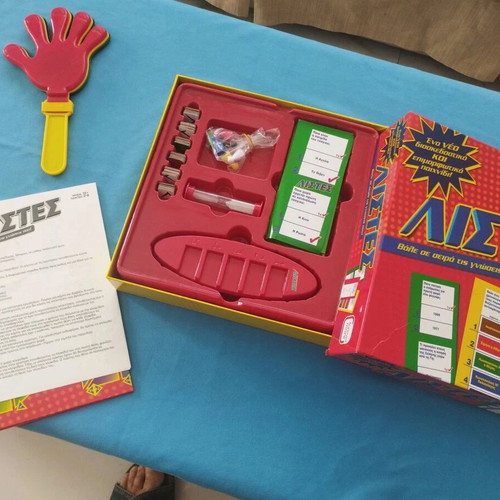 Board game "ΛΙΣΤΕΣ" Forever More new with Hand Clapper gift