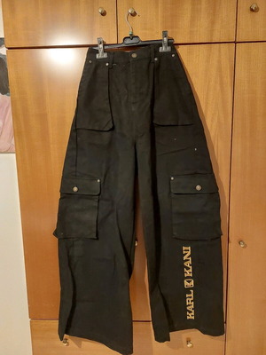 Σήμερα 50! KARL KANI RETRO BAGGY PANTS BLACK L