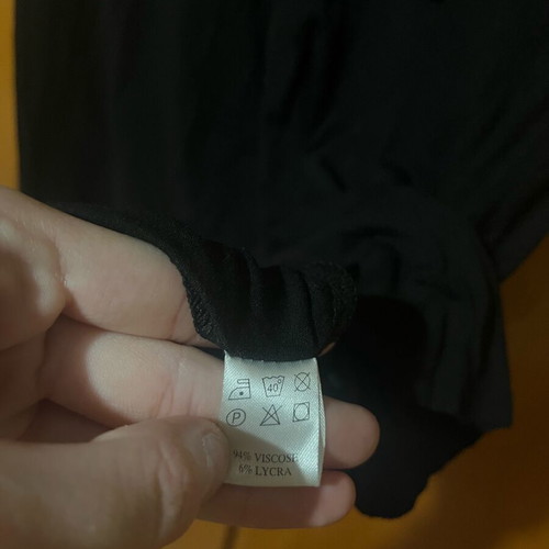 M Spray Black Wrap Dress like new, size M, Greek made