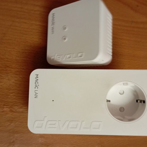 Devolo power line WiFi router set used, good working condition