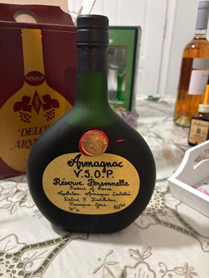 Armagnac VSOP brandy new, sealed in original box