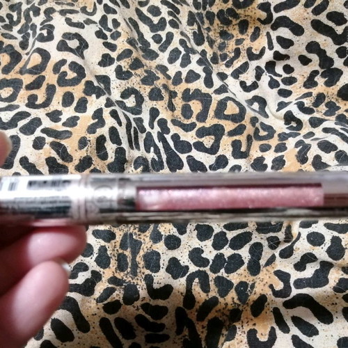 Dermacol lip gloss used, soft pink with shine