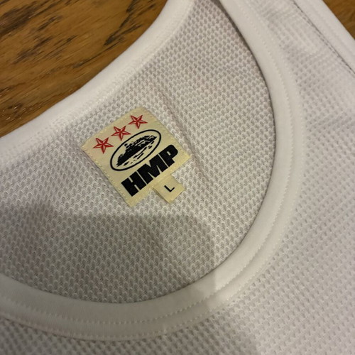 Corteiz Tank Top White brand new, size Large