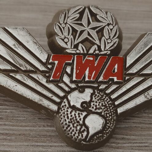 TWA Airline Pin used with scratches
