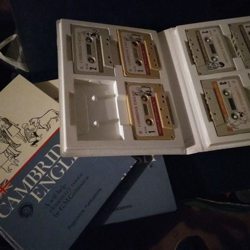 English learning pack new with books and cassettes