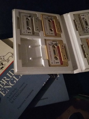 Πακέτο εκμάθησης Αγγλικών καινούριο με βιβλία και κασέτες