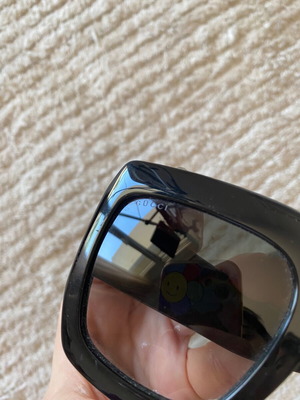 Γυαλιά Gucci GG χρυσό logo σαν καινούργιο, μαύρα και χρυσαφί
