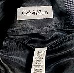  Αυθεντικό CALVIN KLEIN ανδρικό σακάκι γκρι με 2 κουμπιά, μέγεθος L.