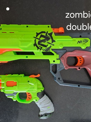 Nerf collection used with guns and accessories