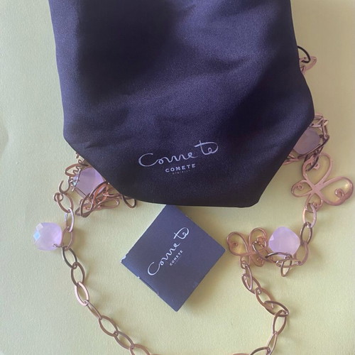 Comete pendant rose gold like new, length 60cm