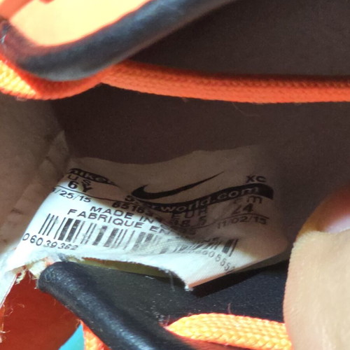 Nike Mercurial Kids Football Boots like new, size 38, orange
