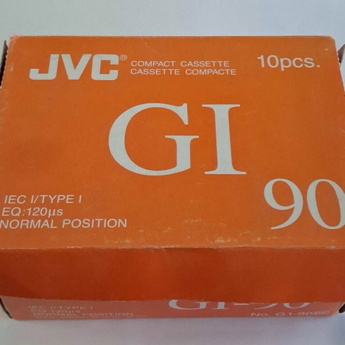 JVC 90 audio cassette, pack of 10, sealed