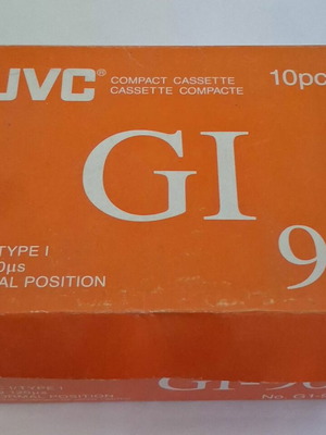 JVC 90 audio cassette, pack of 10, sealed