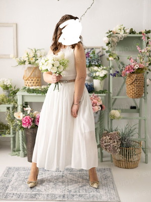 White dress new, size M / 38 / 10