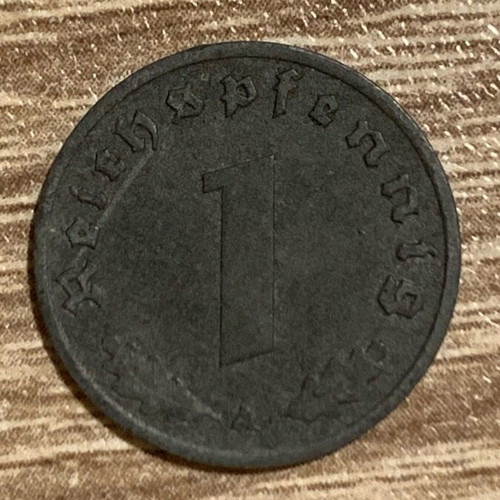 Germany 1 Pfennig 1943 A coin used