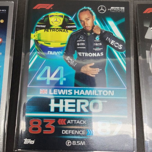 Lewis Hamilton Topps Turbo Attax 2023 cards new, set of 3