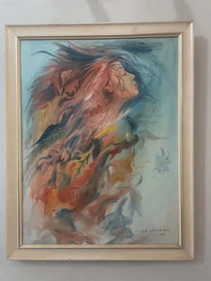 Painting A. Artemiadis 1997 oil on canvas new