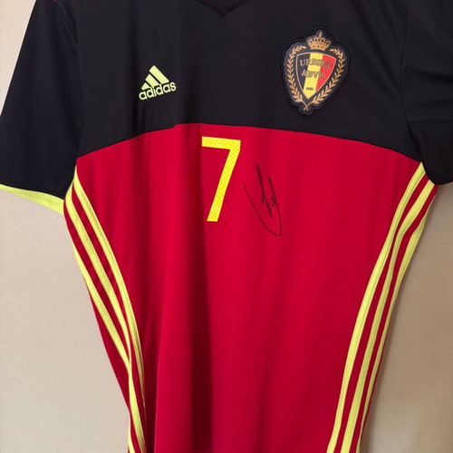 De Bruyne Belgium National Team Jersey signed like new