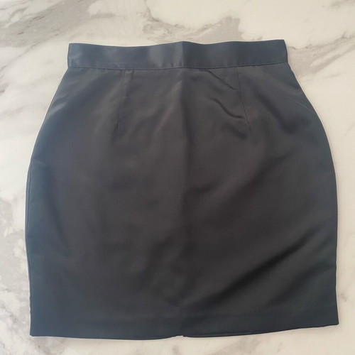 Benetton black midi skirt like new, size 42