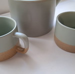 Teapot with two cups like new