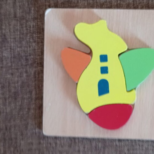 Wooden baby puzzle used, very good condition