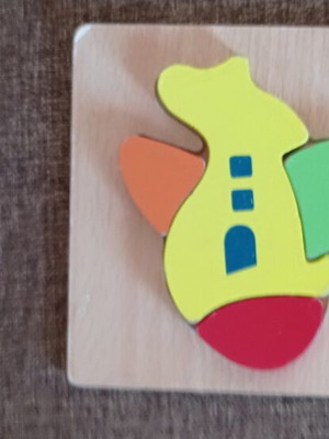 Wooden baby puzzle used, very good condition