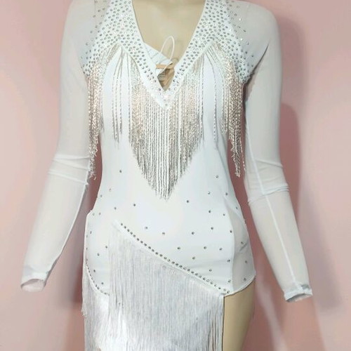 Danceandsway dance dress new, white, size S