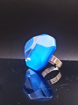 Δαχτυλίδι GEMS από plexiglas σε διάφορα χρώματα καινούργιο