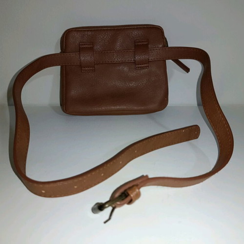 Roxy waist bag used, brown faux leather, adjustable strap