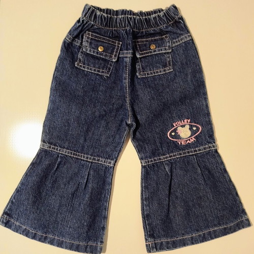 Baby toddler flared denim pants size 2 years like new