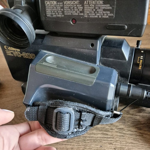 Canon VC-200 vintage video camera used, 1984, decorative