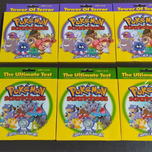 Pokemon Scratchees new, sealed
