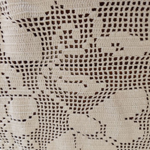 Handmade tablecloth 95 x 100 cm like new