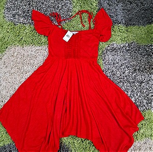 Miss Selfrige London red oversize dress! Size S/M