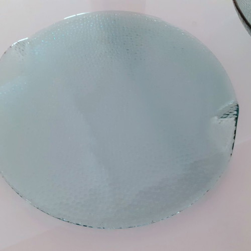 Serving platter and tart dish set large size new, blue-green